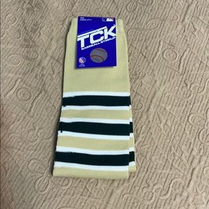 TCK baseball stirrup socks NEW WITH TAGS